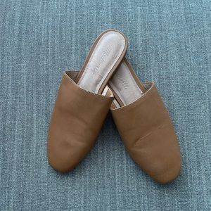 Tan Madewell Mules, Size 8